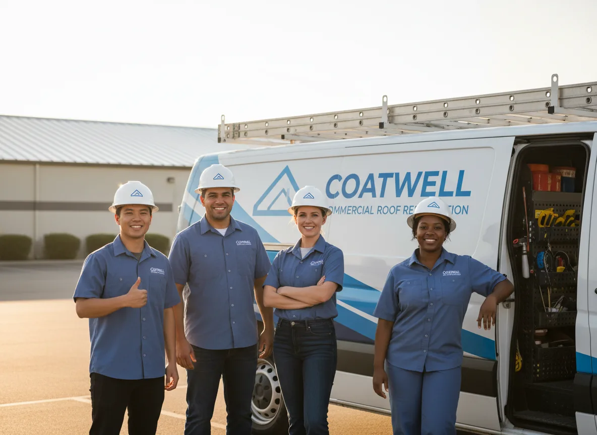 Commercial roof coating company in Wynona, OK